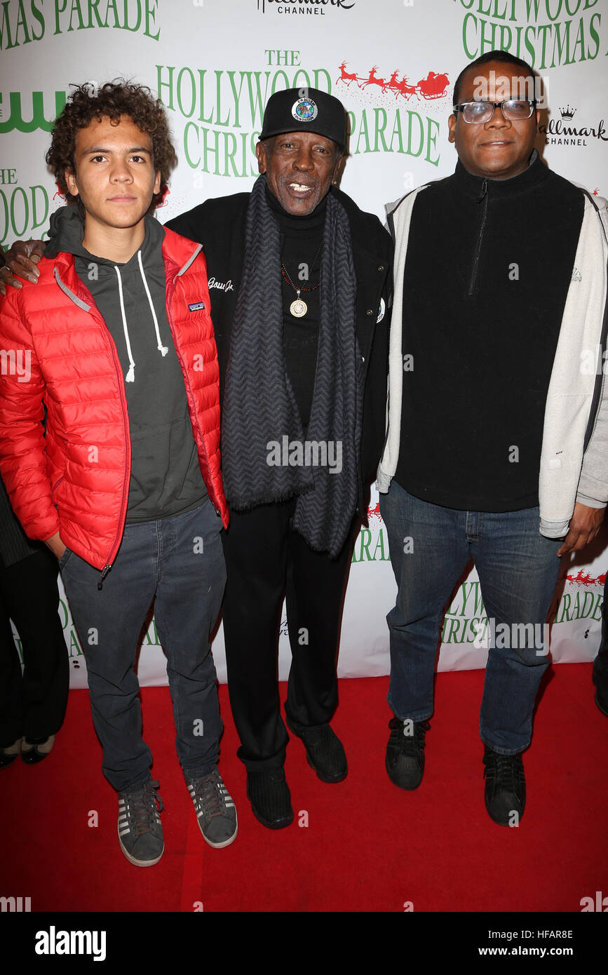 Louis Gossett Jr. and family attending the 85th Annual Hollywood