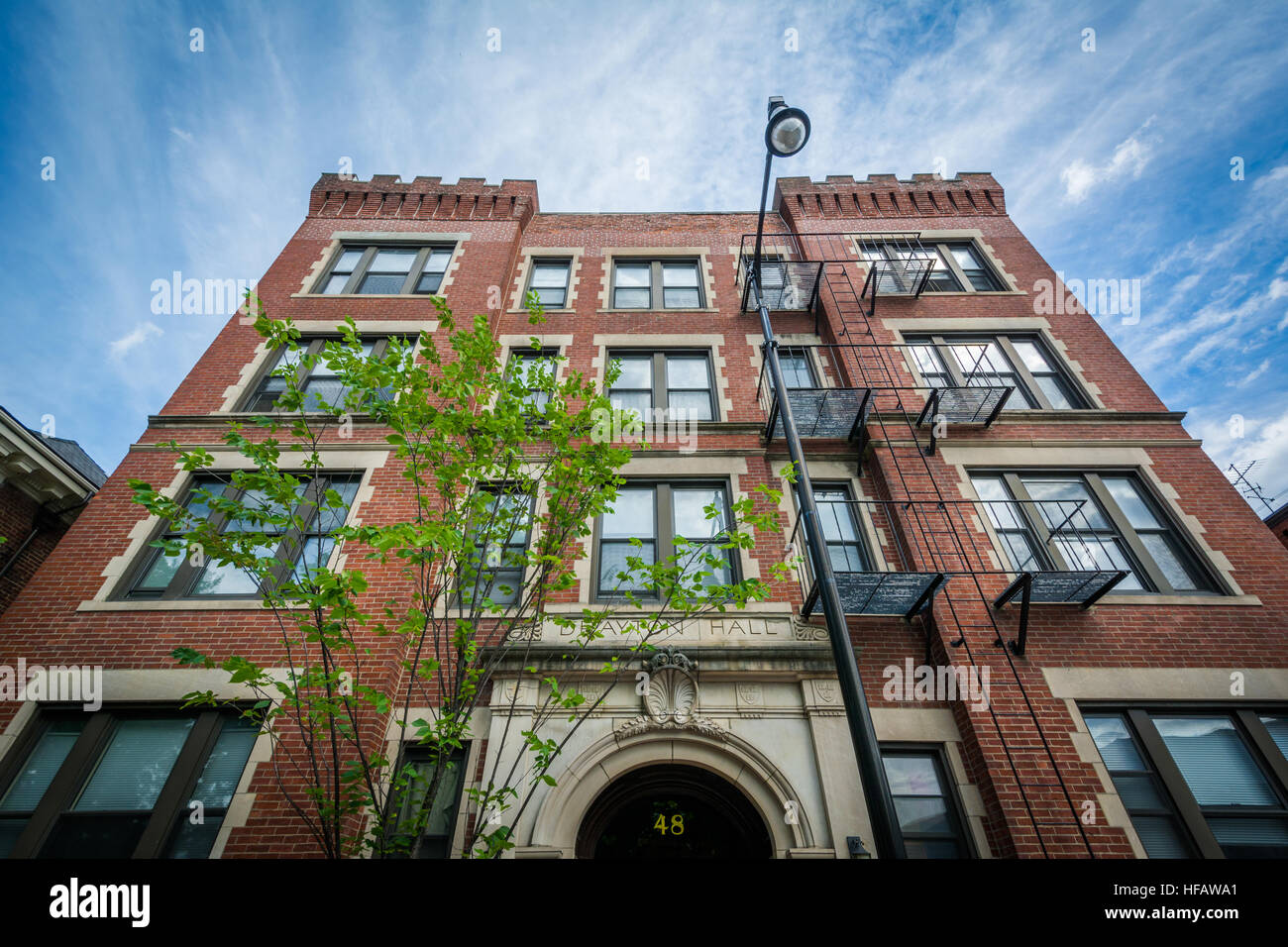 Drayton Hall, at Harvard University, in Cambridge, Massachusetts Stock ...