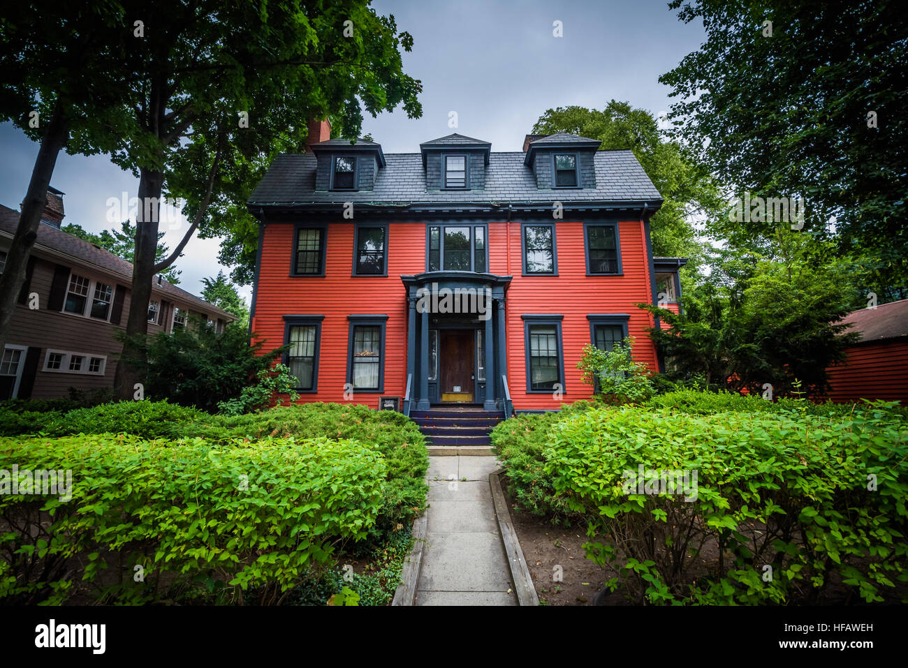 House near Harvard Square in Cambridge, Massachusetts Stock Photo Alamy