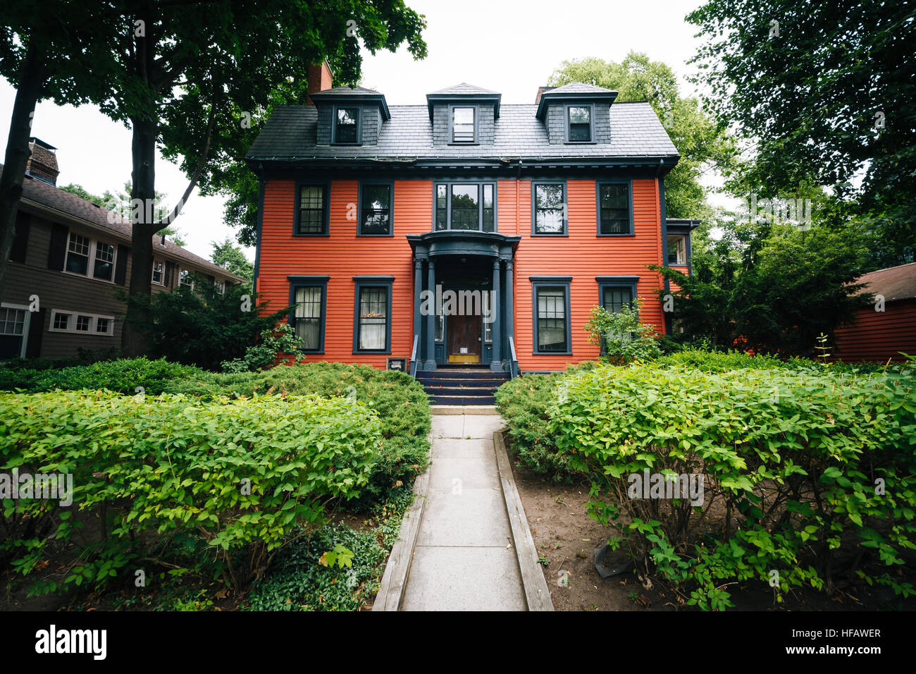House near Harvard Square in Cambridge, Massachusetts Stock Photo Alamy