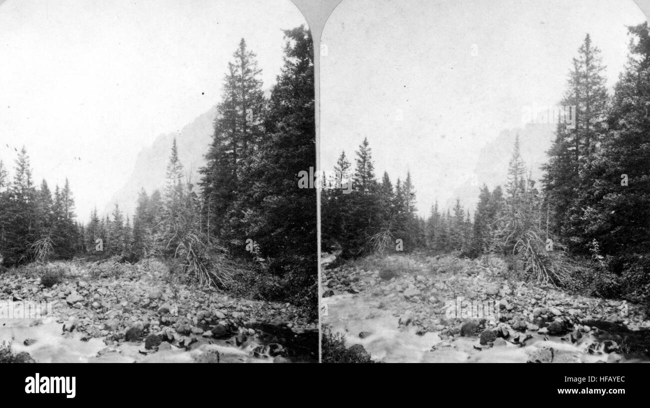 Stereo studies about Mt Blackmore, M T View in the Stock Photo