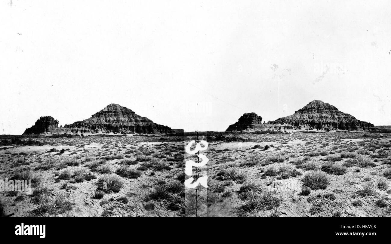Church Buttes on Blacks Fork, near Granger. Uinta County, Wyoming. 1870