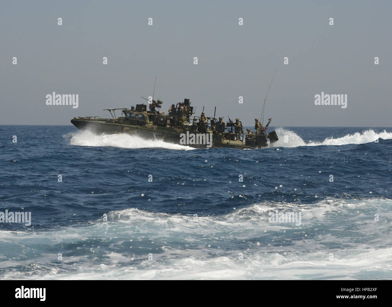 A Riverine Command Boat Assigned To Commander Task Group 56 7 4