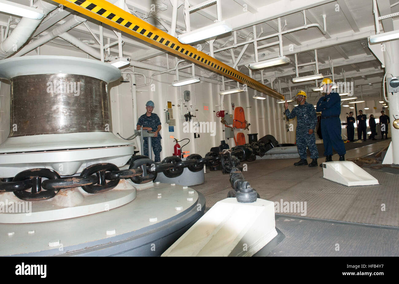 Sailors, assigned to deck department aboard future amphibious assault