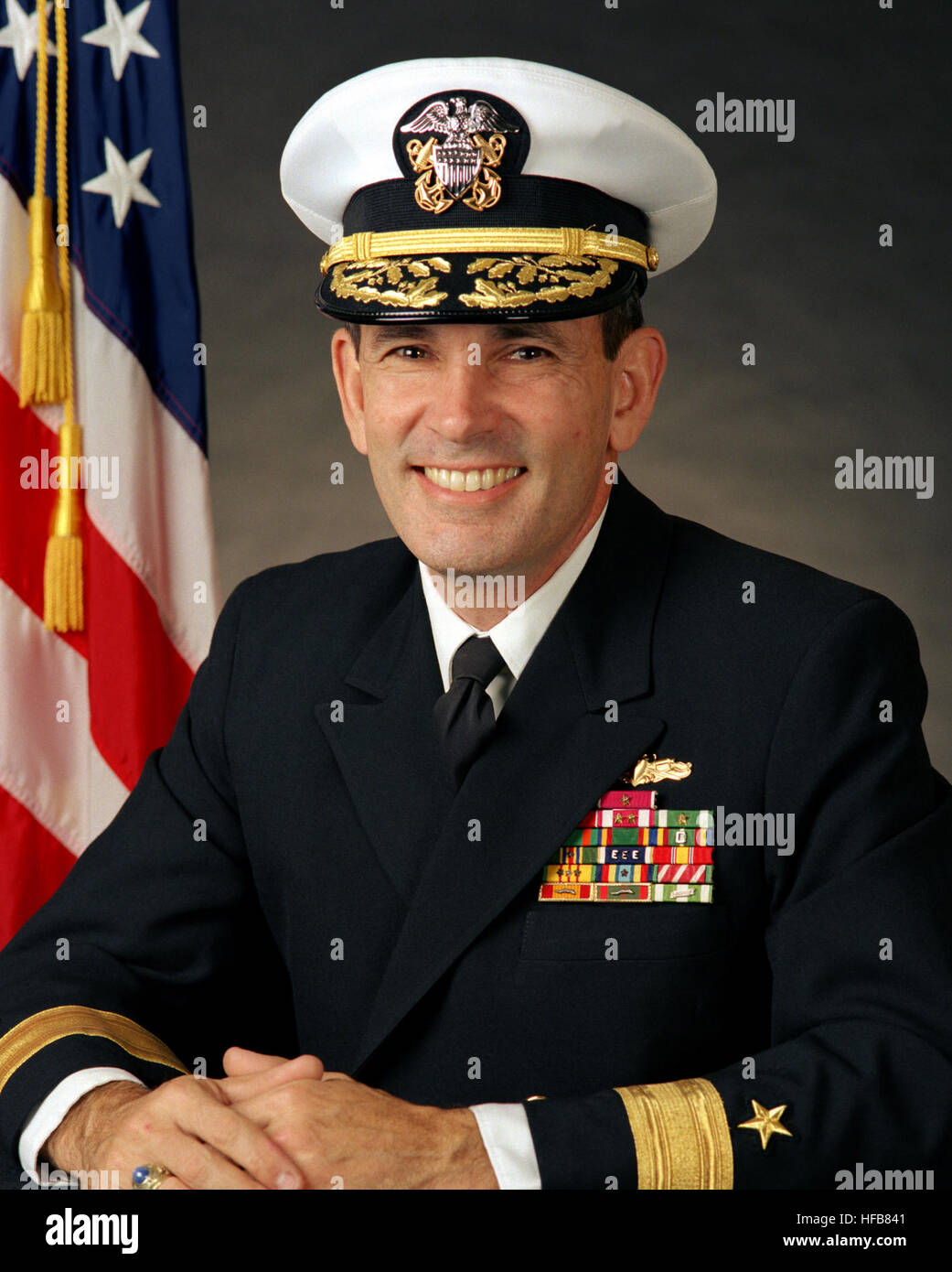 Rear Admiral (lower half) Douglas J. Katz, USN (covered) Douglas Katz