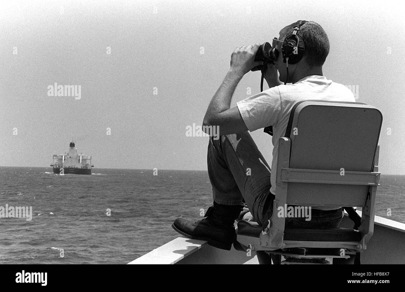 Mess Management Specialist 2nd Class Williams Hendrickson scans for ...