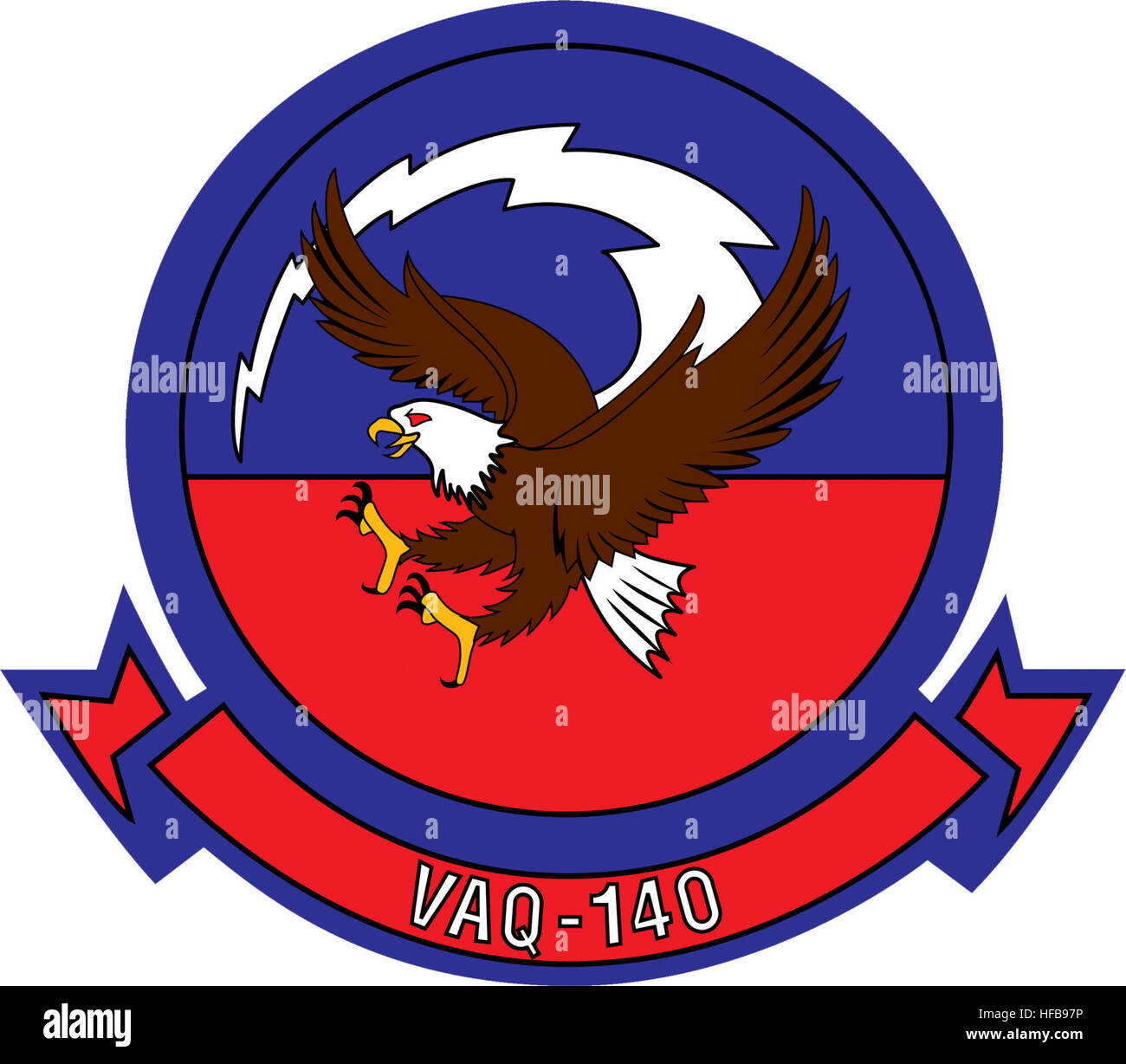 Electronic Attack Squadron 140 (US Navy) insignia 2015 Stock Photo - Alamy