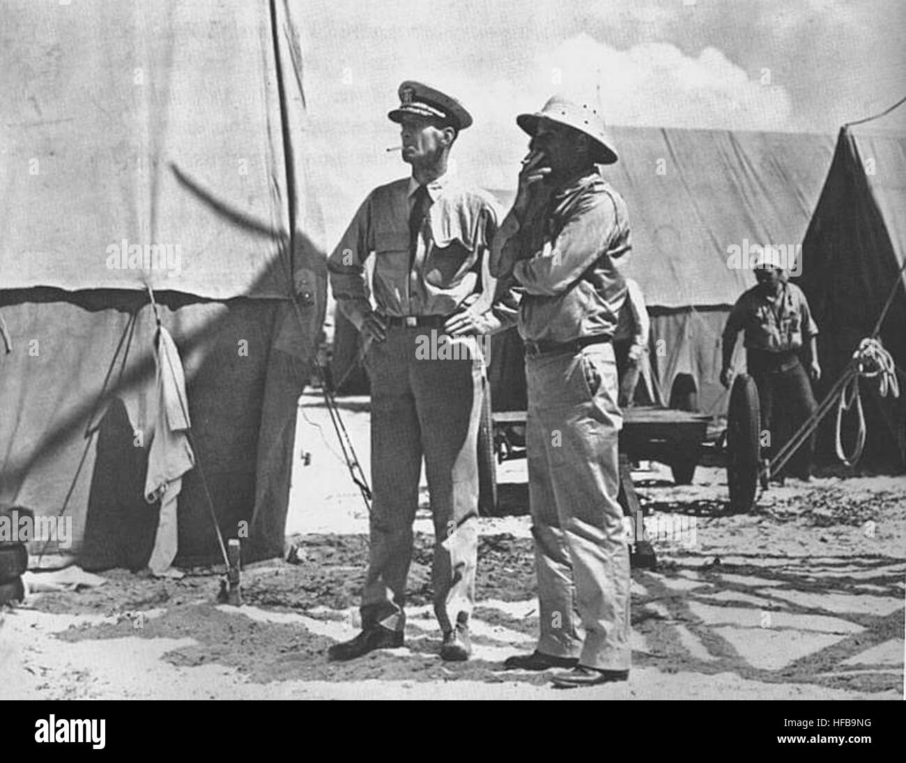Ernest J. King Whiting French Frigate Shoals 1937 Stock Photo