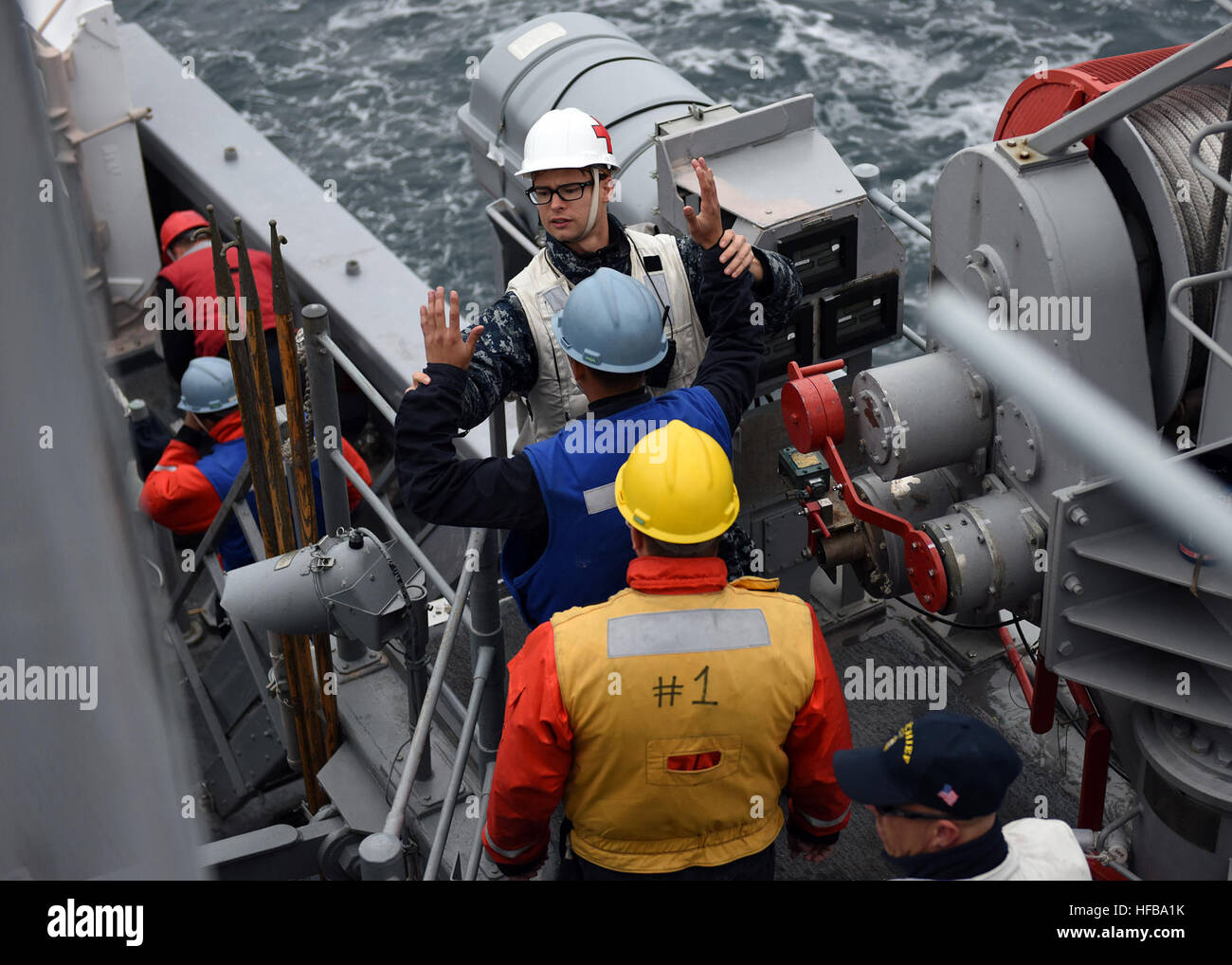 Uss Safety First Hospital Corpsman 1st Class conducts a safety inspection on Sailors ...