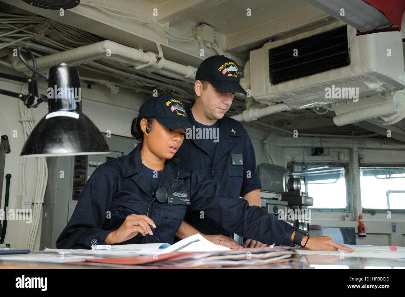 PACIFIC OCEAN (May 12, 2016) Boatswain's Mate Seaman Faustina Deguzman, a native of Pingree