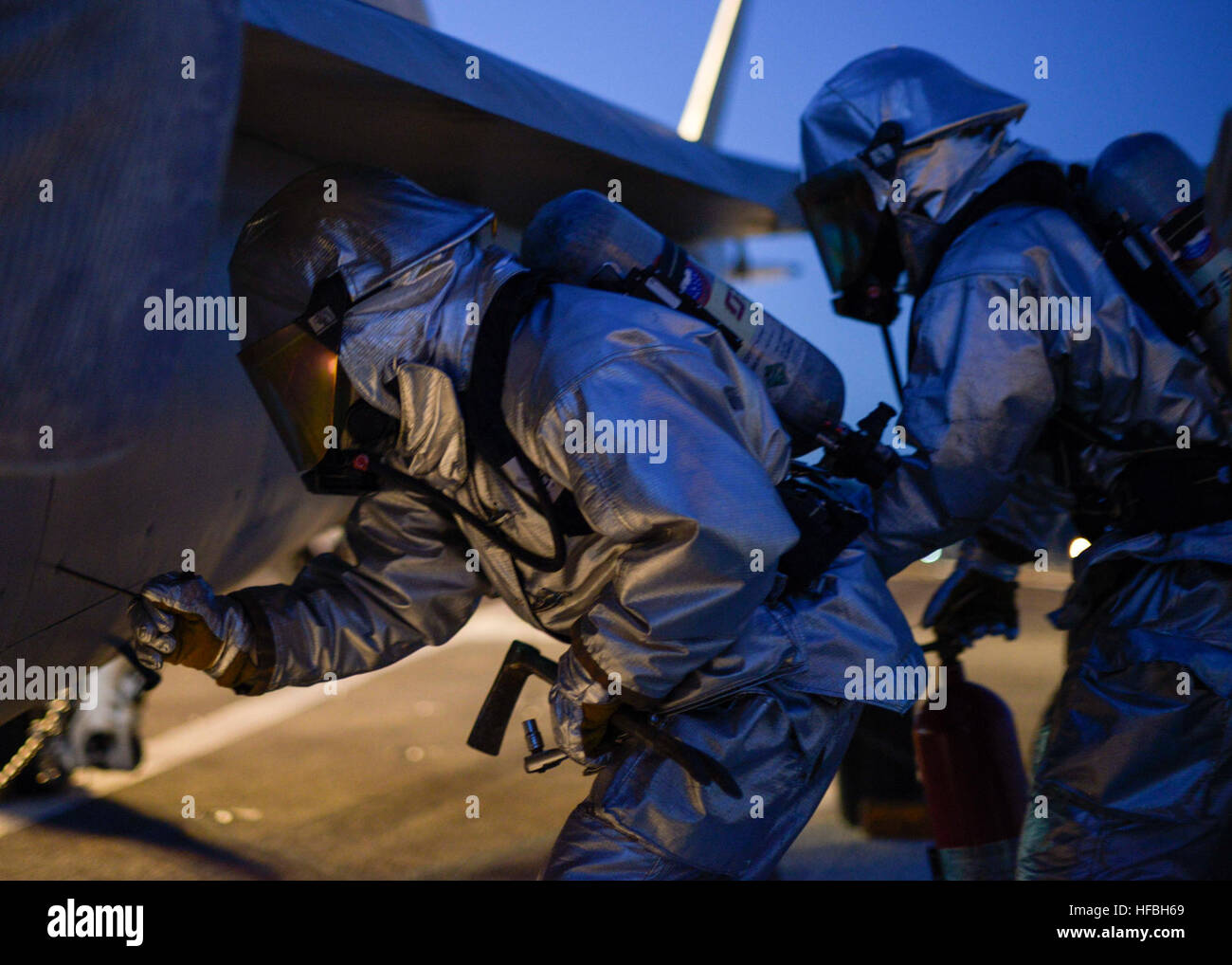 Naval crash and salvage exercise hi-res stock photography and images ...