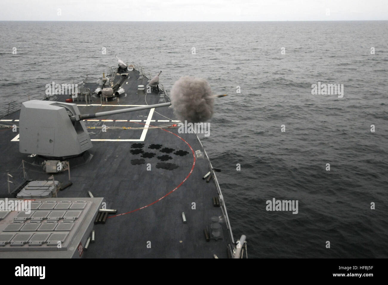 ATLANTIC OCEAN (April 21, 2012) A high explosive control variable time ...