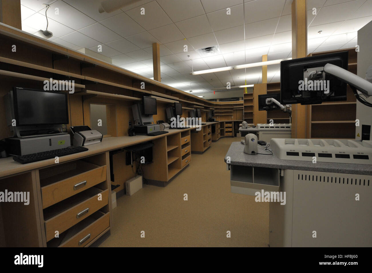 An interior view of of the Pharmacy in Oaks Pavilion at Fort Belvoir