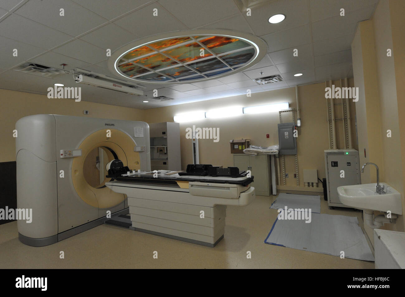 A view of the CT scanner in the new Fort Belvoir Community Hospital