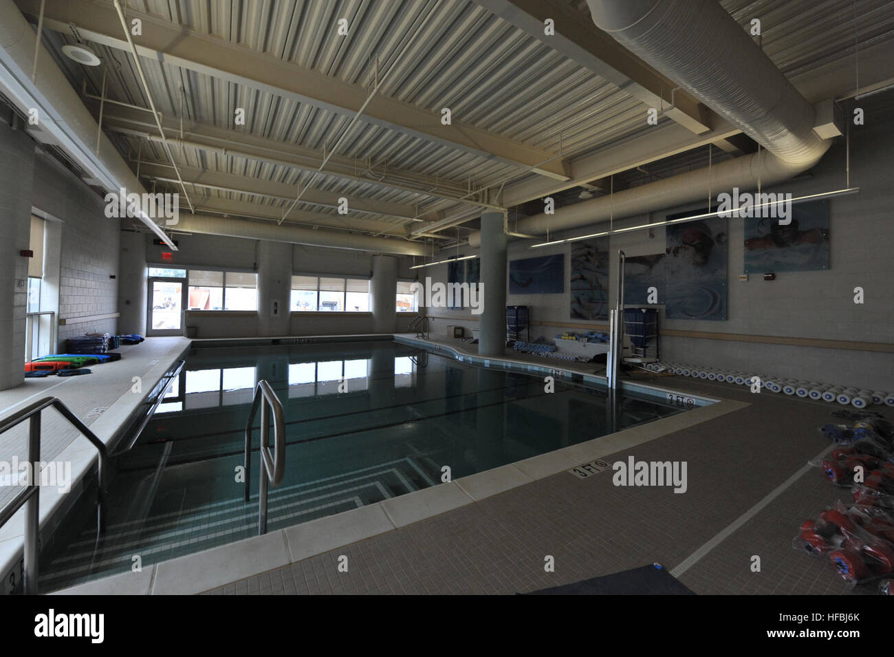 Fort Belvoir Community Hospital therapy pool in the hospital's River