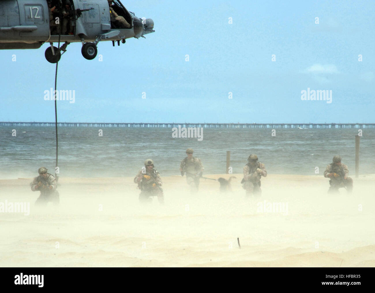 VIRGINIA BEACH, Va. (July. 21, 2012) Navy SEALs conduct a capabilities