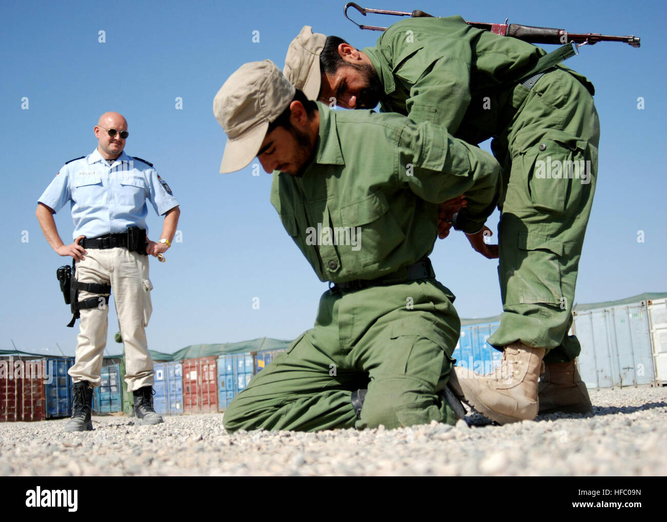 Police Project Team German Police Project Team mentors Afghan National Police at Camp ...