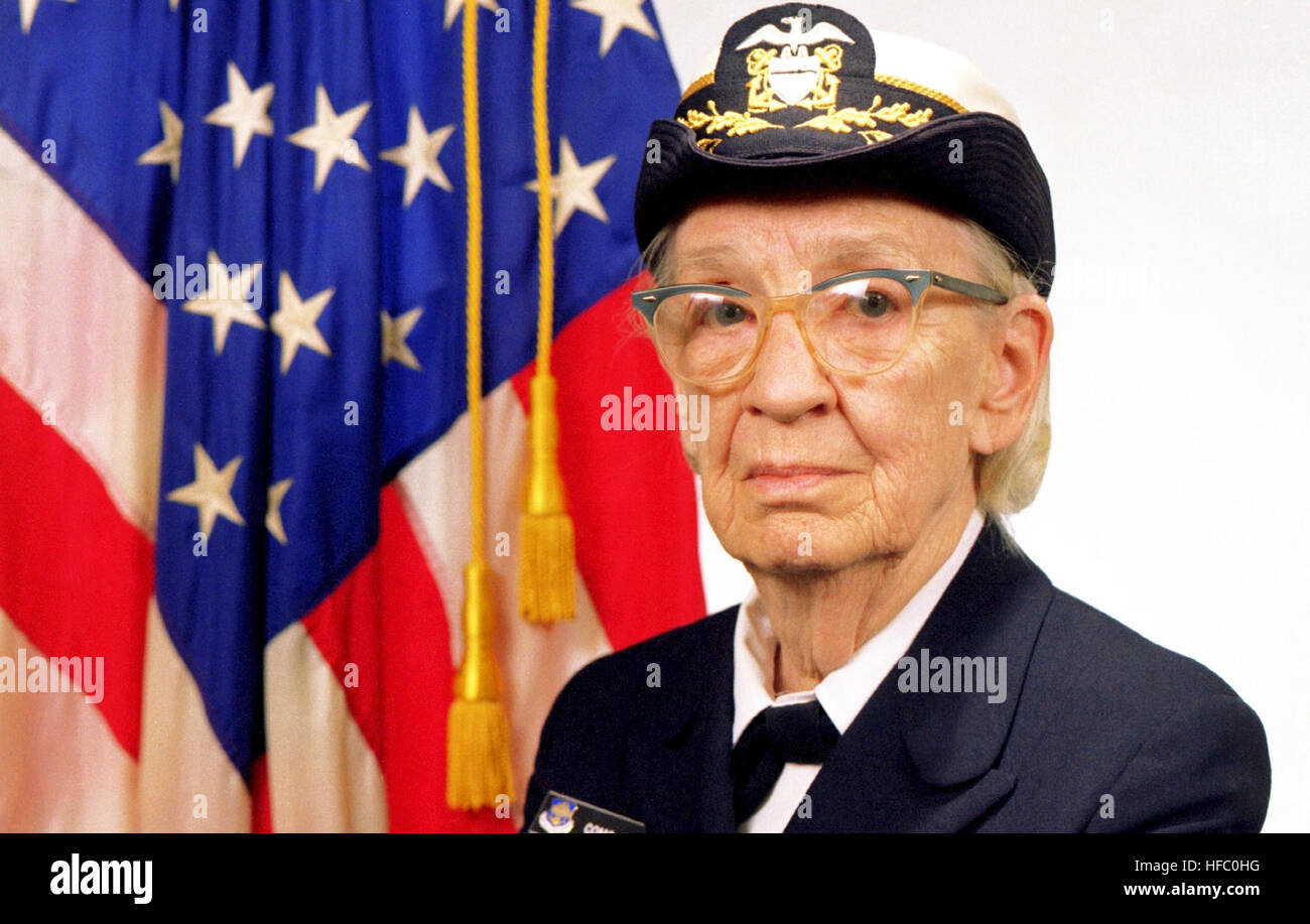 Commodore Grace M. Hopper, USN (covered). GraceHopper2 Stock Photo Alamy