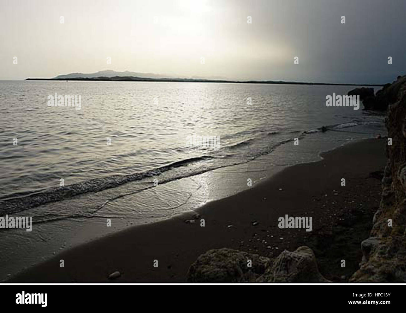 Guantanamo's glass beach Stock Photo Alamy