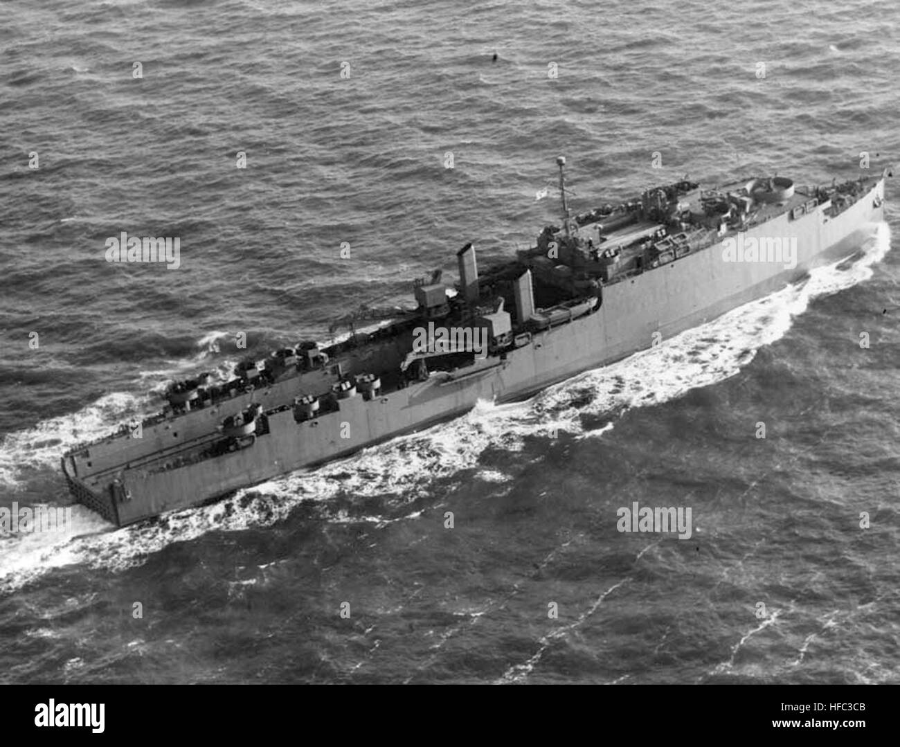 HMS Oceanway (F143) starboard view showing the British Royal Navy ...