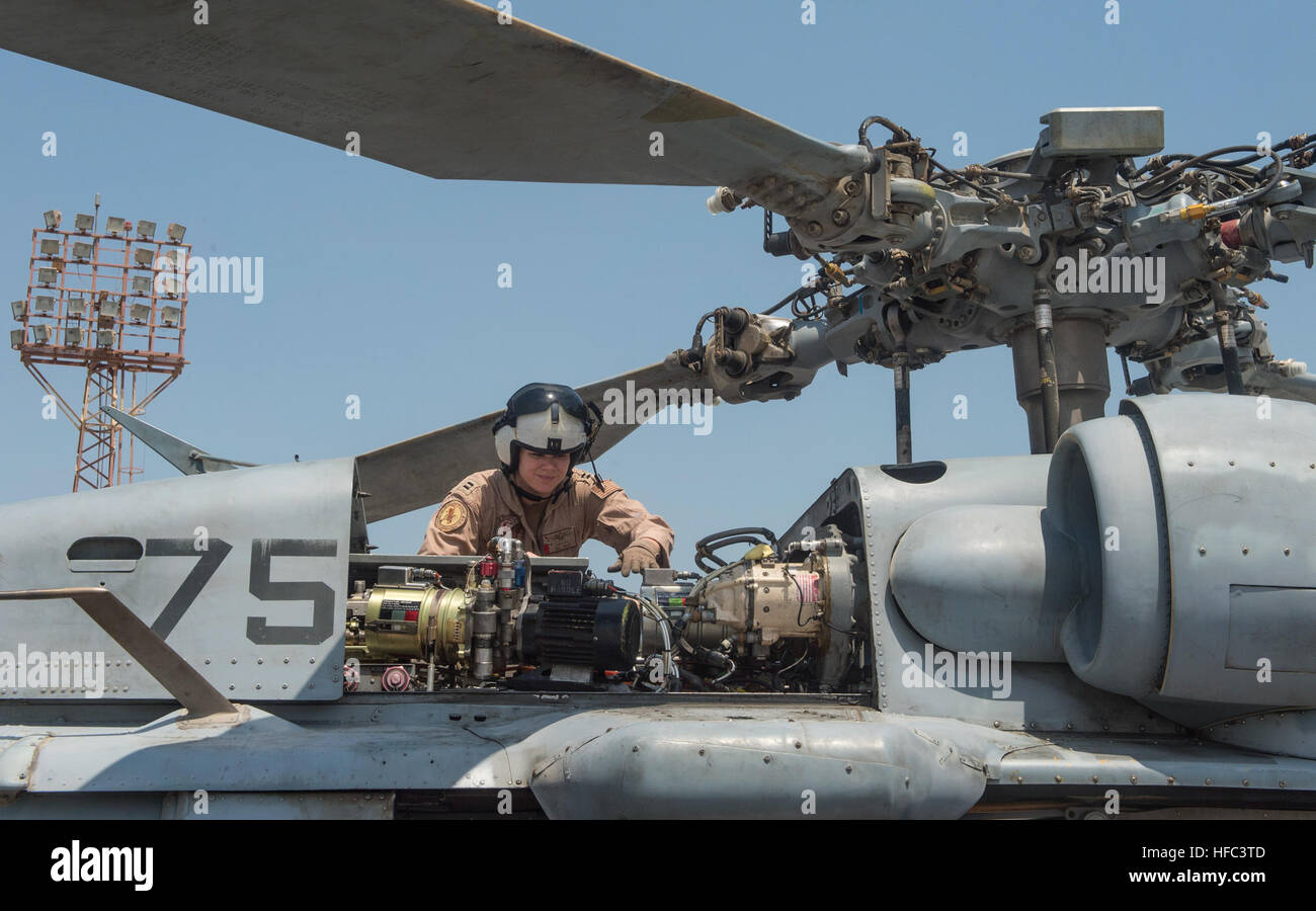 MANAMA, Bahrain (Aug. 6, 2015) – Lt. Jill Rice, assigned to Helicopter ...
