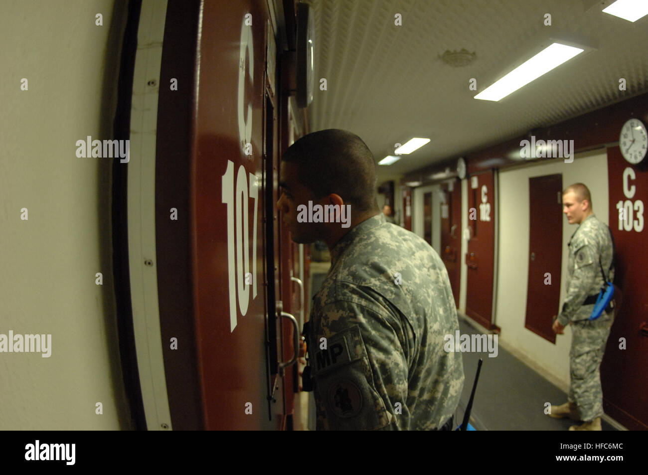 GUANTANAMO BAY, Cuba – A Joint Task Force Guantanamo guard from the ...