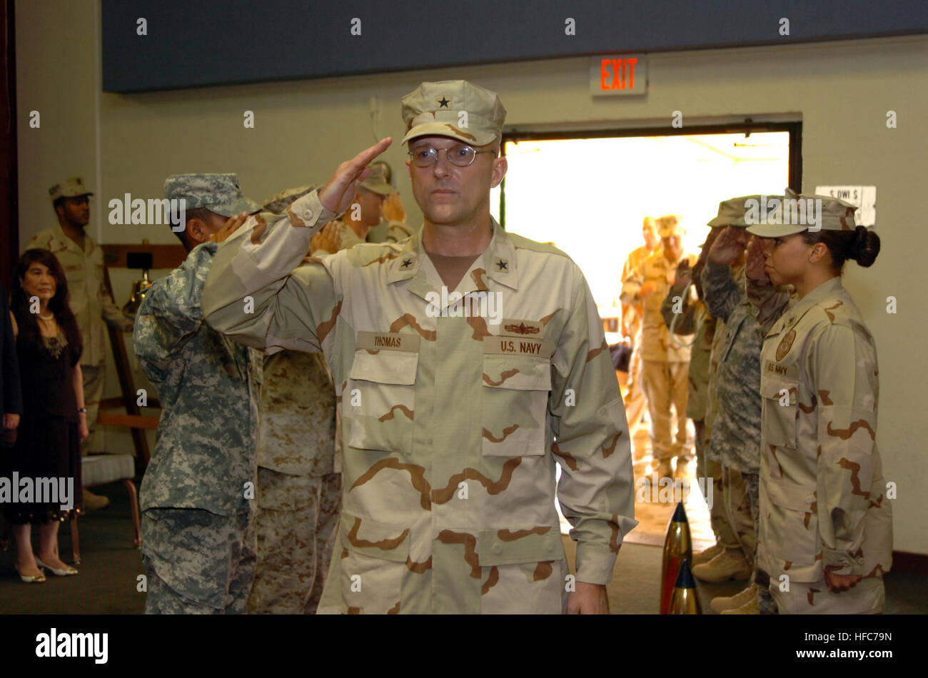 A change of command at Joint Task Force Guantanamo is conducted with ...