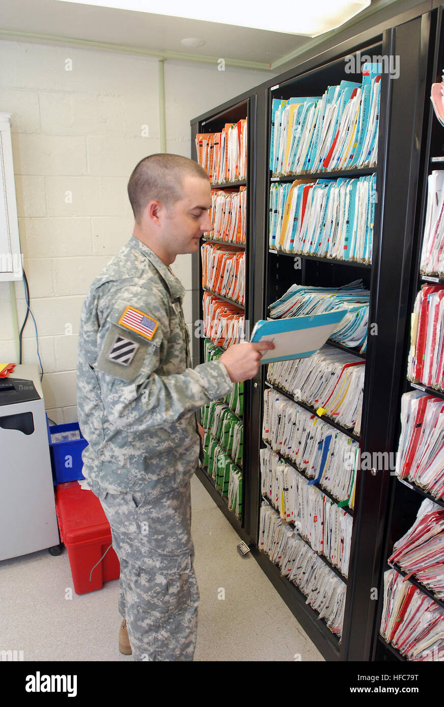Army Sgt. Lee McClure, a combat medic deployed to support Joint Task ...