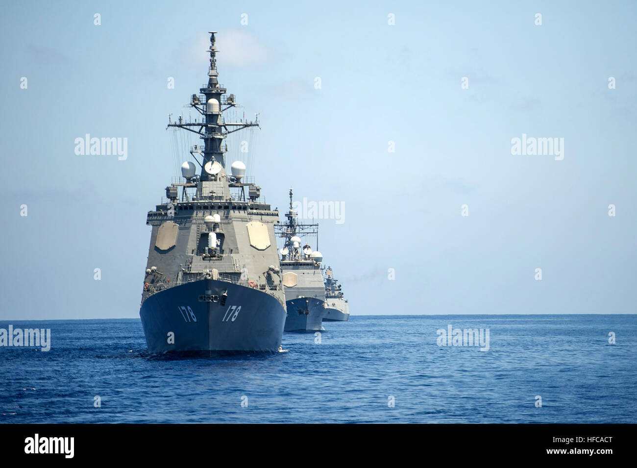 Line astern formation hi-res stock photography and images - Alamy