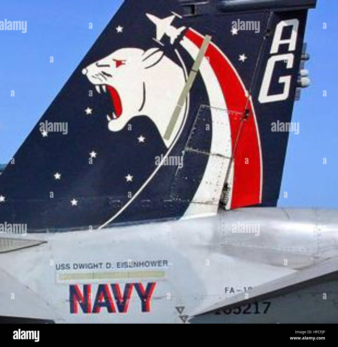 Navy aircraft Tail code Stock Photo Alamy