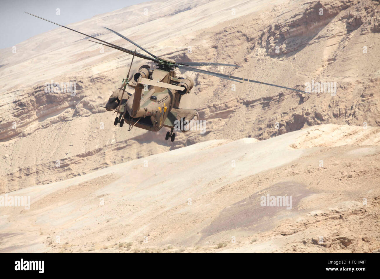 160720-M-KK554-443 ISRAEL DEFENSE FORCES NATIONAL TRAINING CENTER, Israel (July 20, 2016) A CH-53D Sea Stallion from the Israel Defense Forces leads U.S. Marines with Marine Medium Tiltrotor Squadron 264 (Reinforced), 22nd Marine Expeditionary Unit (MEU), on a tactical recovery of aircraft and personnel exercise July 20, 2016, during Noble Shirley 16, a bilateral training exercise between the militaries. 22nd MEU, deployed with the Wasp Amphibious Ready Group, is conducting naval operations in the U.S. 6th fleet area of operations in support of U.S. national security interests in Europe. (U.S. Stock Photo