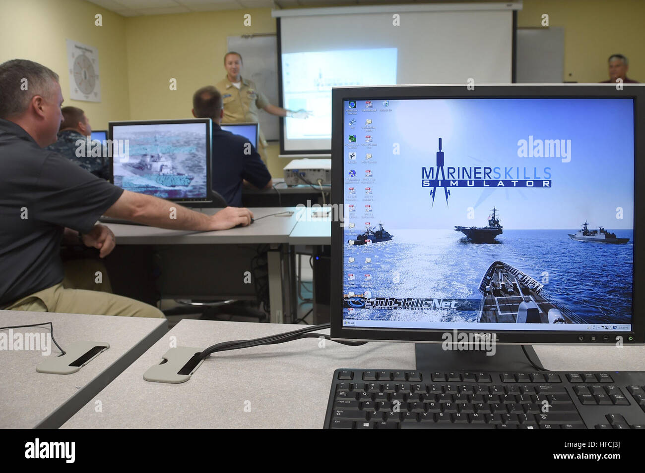 A Naval Reserve Officers Training Corps Naval Science Instructor at ...