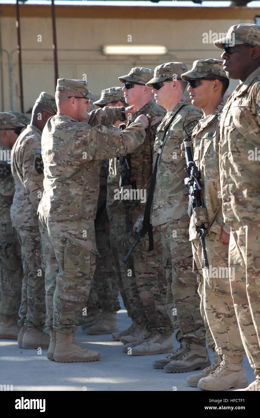 U.S. Army Col. Michael Getchell, Brigade Commander of 4-2 Stryker ...