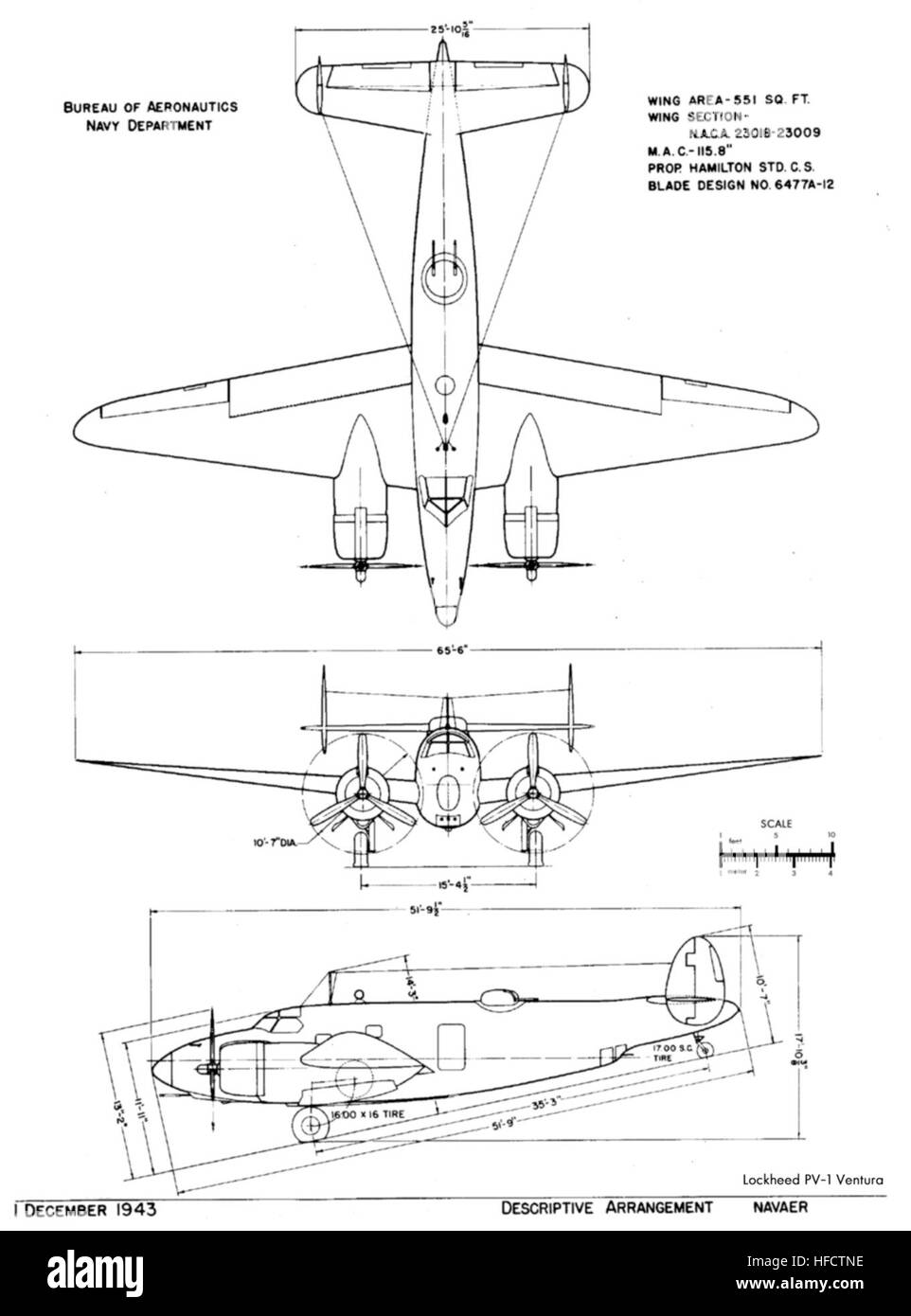 PV-1 BuAer 3 side view Stock Photo - Alamy