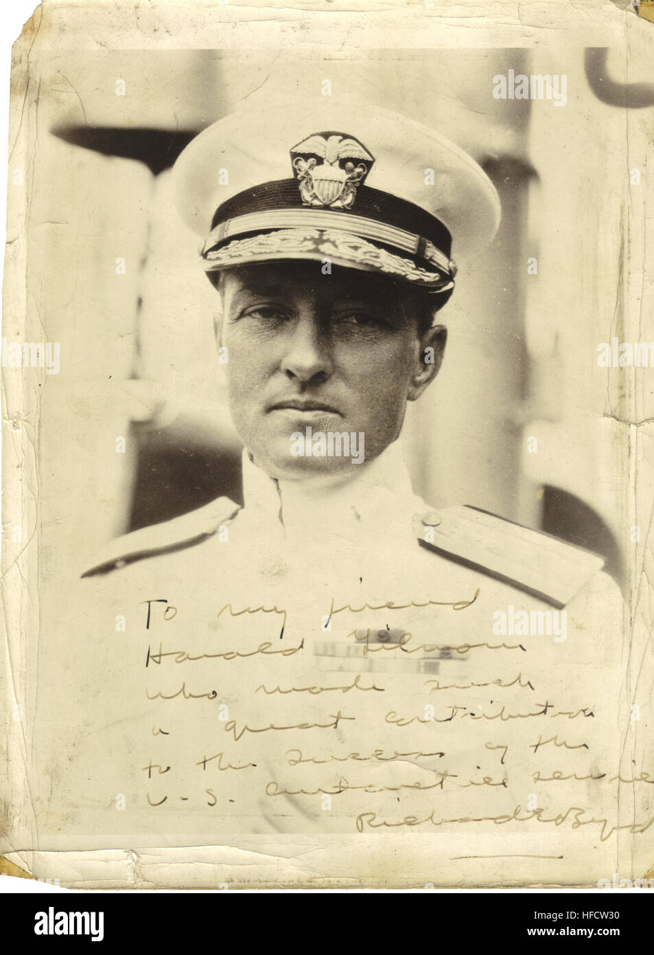 Radm ByrdPortrait for HP Gilmour Stock Photo Alamy