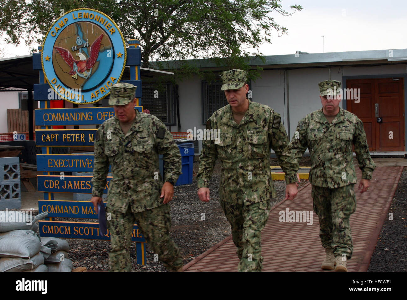 131113NRE822004 DJIBOUTI (Nov. 13, 2013) Rear Adm. John Scorby