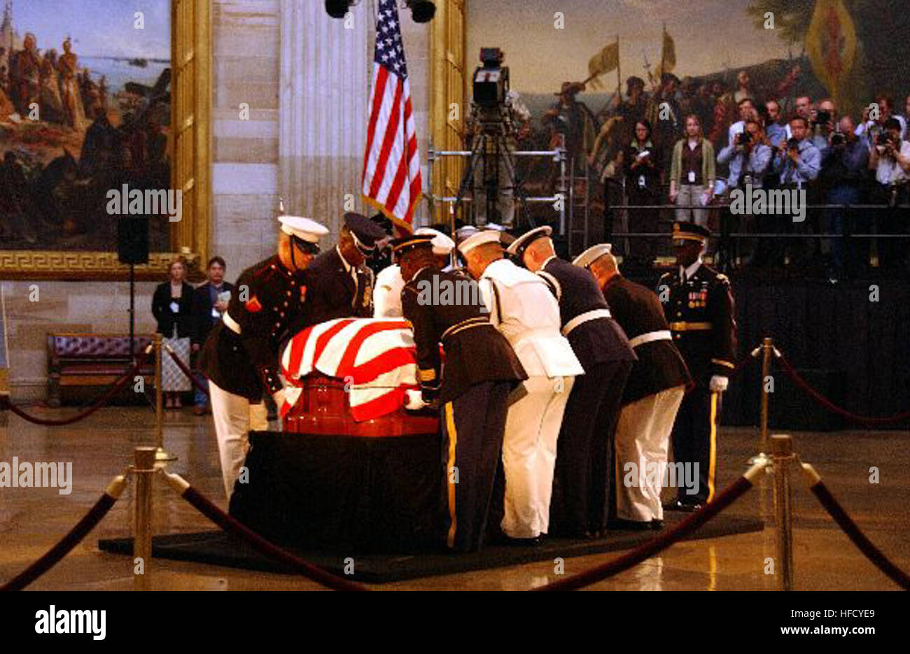 Military funeral honors protocol hi-res stock photography and images ...