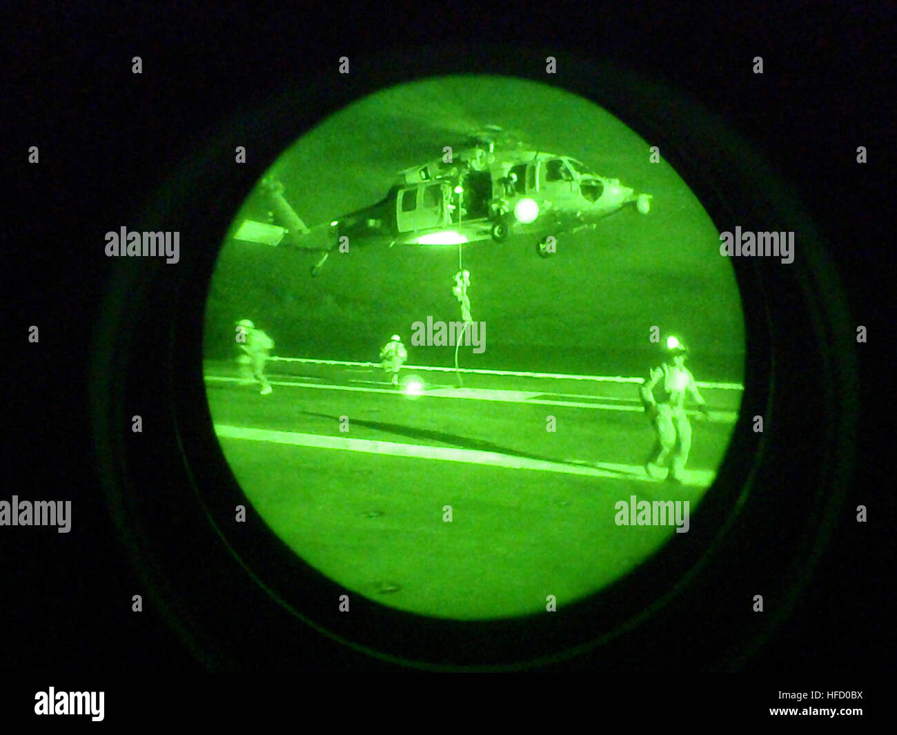 Use the EOD IR Line Laser while conducting NVG operations.