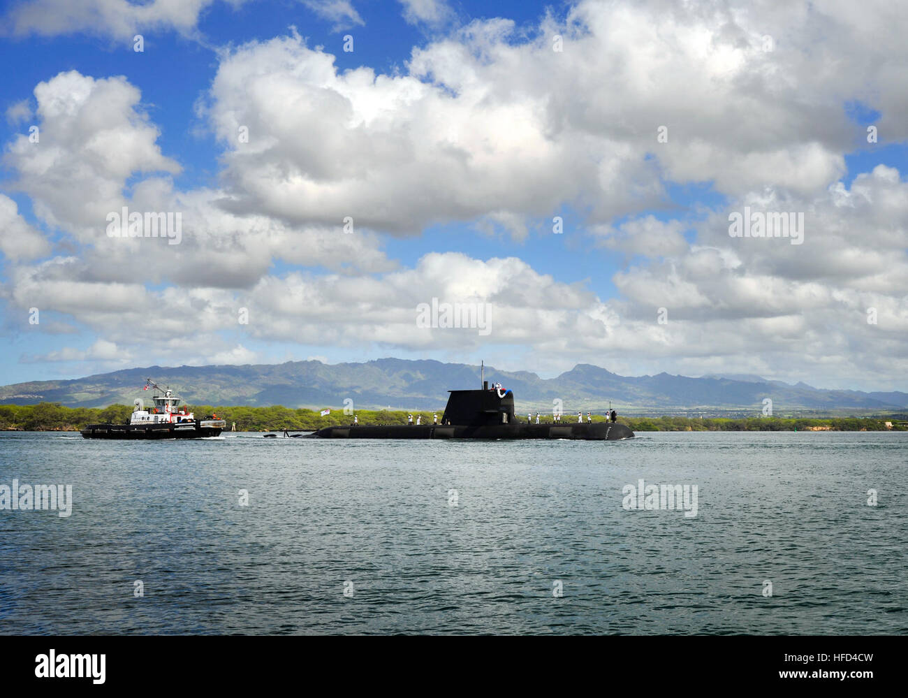 The Royal Australian Navy Collinsclass submarine HMAS Sheean (SSG 77