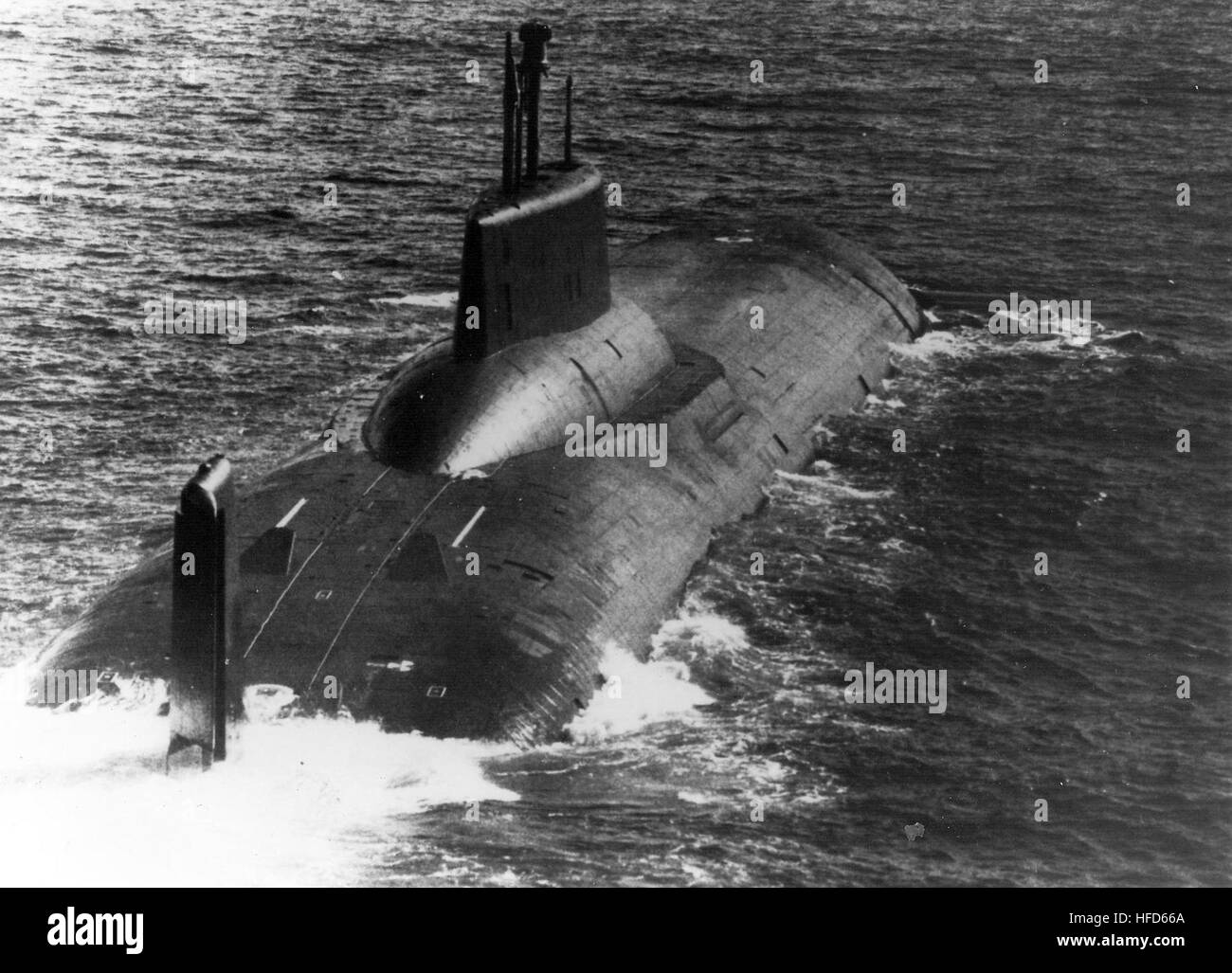 Soviet Typhoon class submarine Stock Photo Alamy