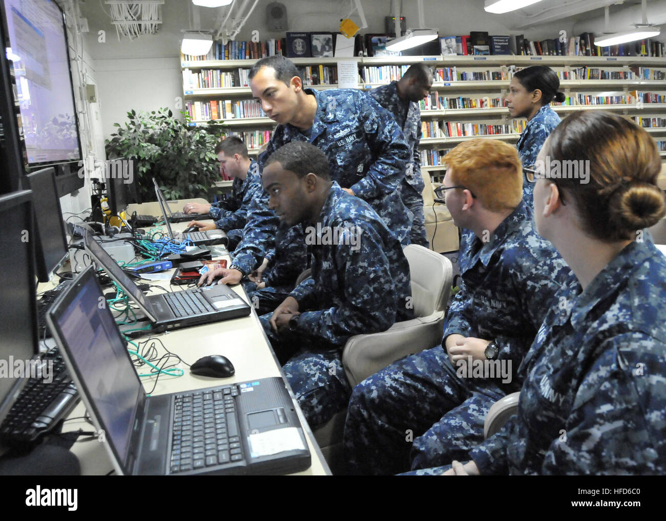 Information Systems Technician 2nd Class Dane Cook Standing Stock