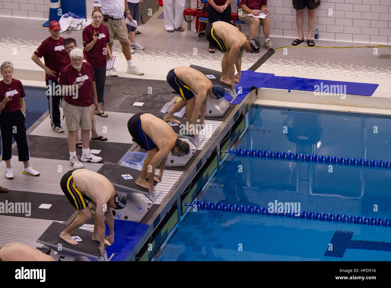 Pool Comp Navy Team Navy and Coast Guard compete in swimming events at the 2012 ...