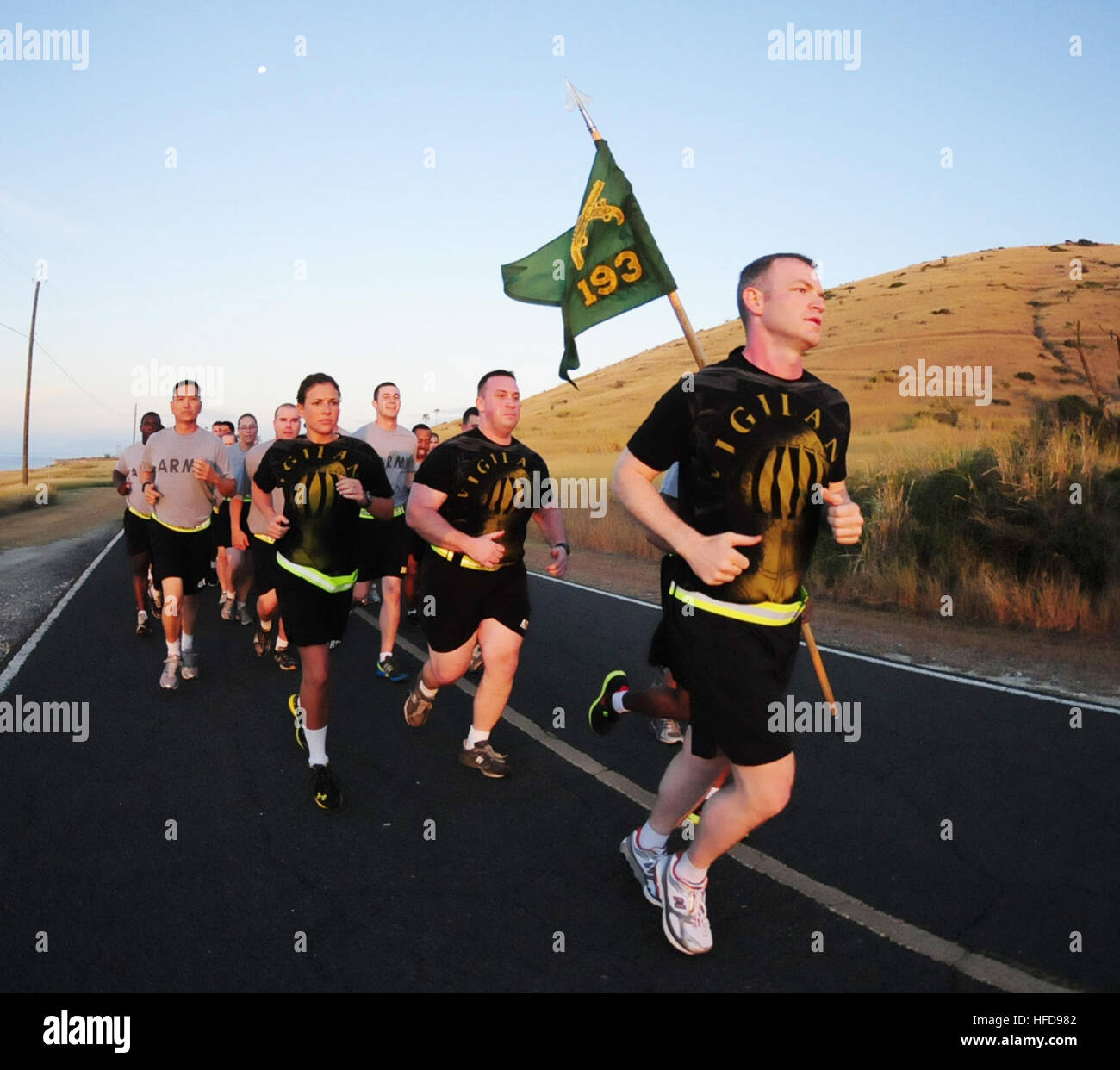 Soldiers of the 193rd Military Police Company, under the 525th Military ...