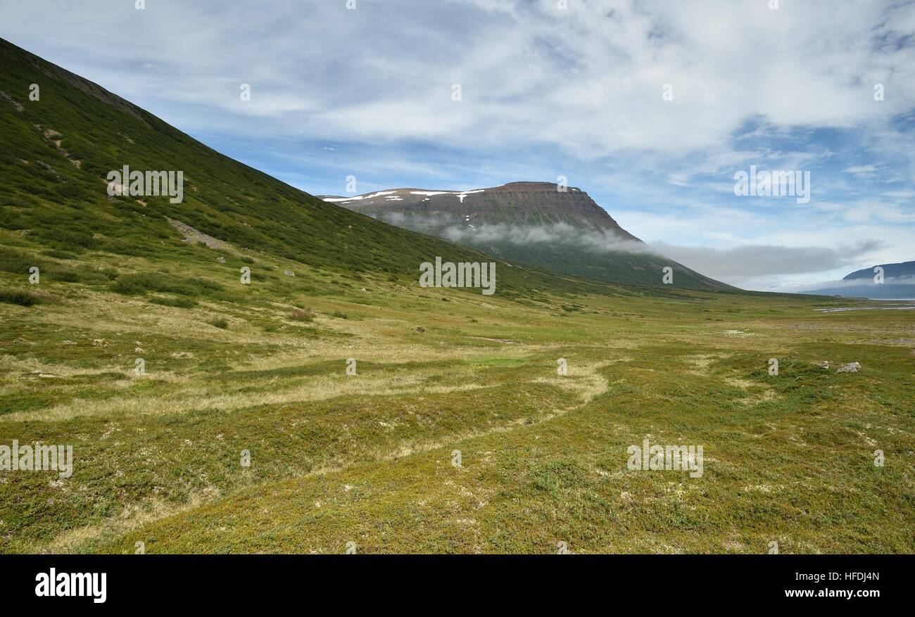 Westfjords landscape in Iceland Stock Photo