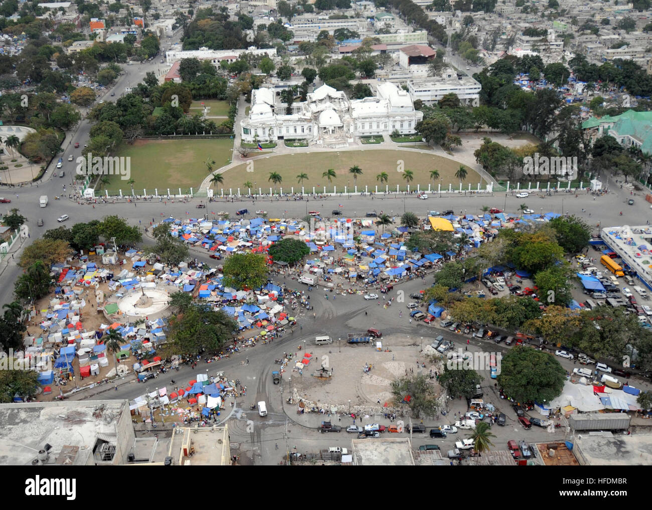 The earthquake damage in PortauPrince, Haiti, is photographed Jan. 30