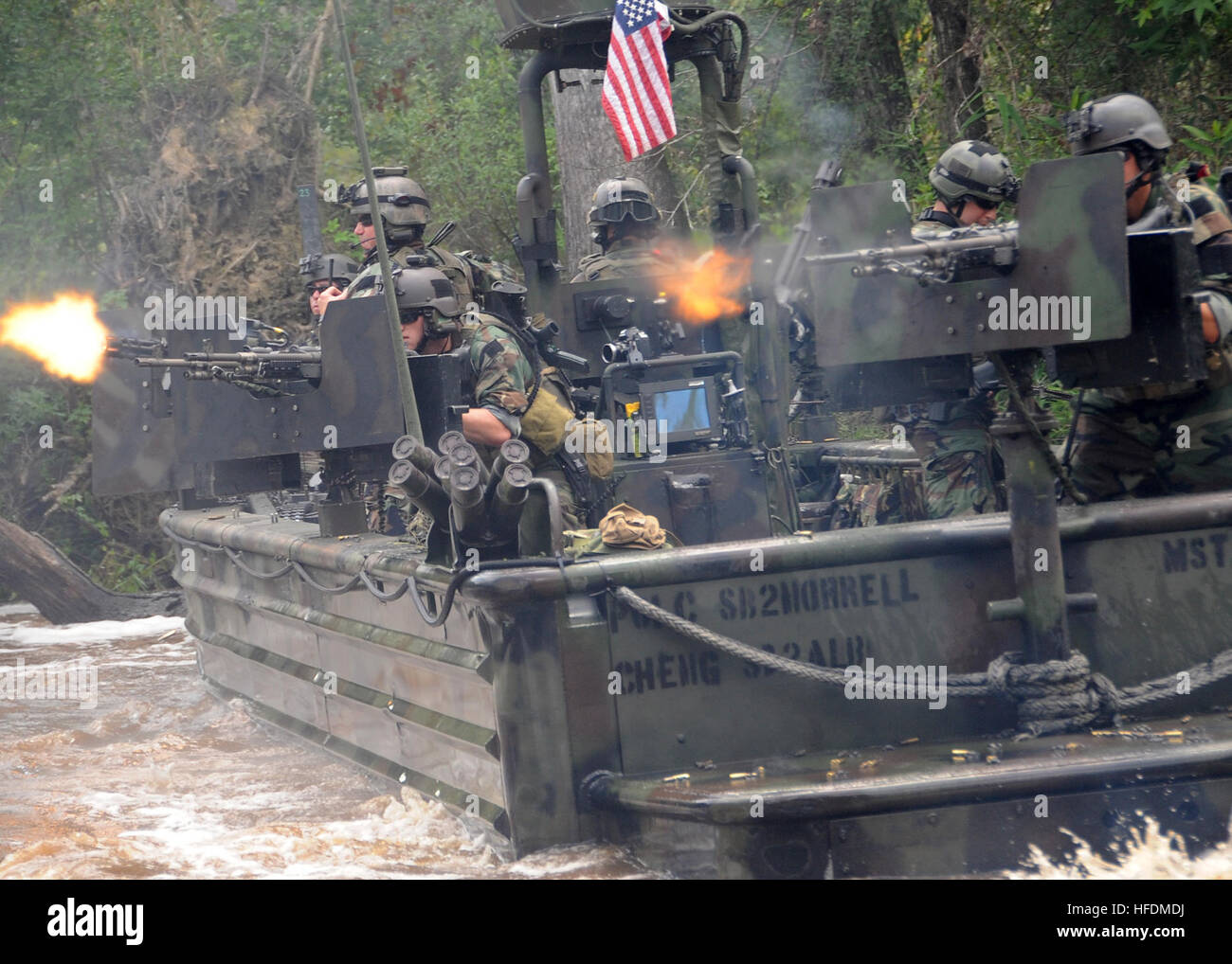 U.S. Navy special warfare combatant-craft crewmen from Special Boat ...