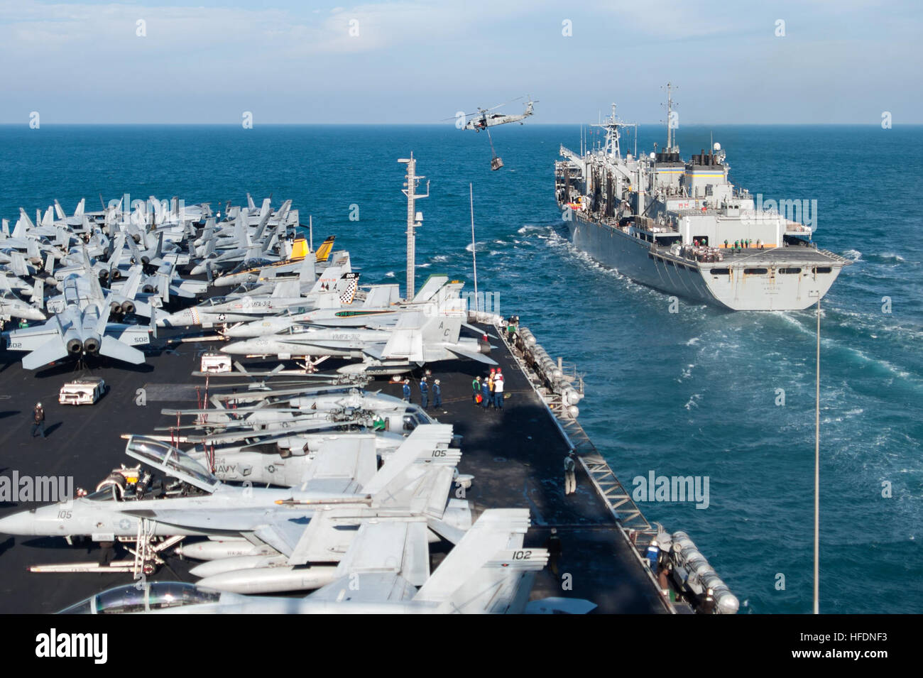 ARABIAN GULF (Jan. 15, 2014) An MH-60S Sea Hawk helicopter assigned to ...