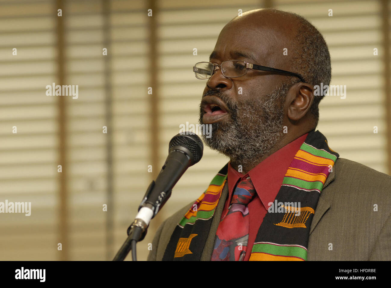 Dr. Robert Watson, a guest speaker from Hampton University, talks about
