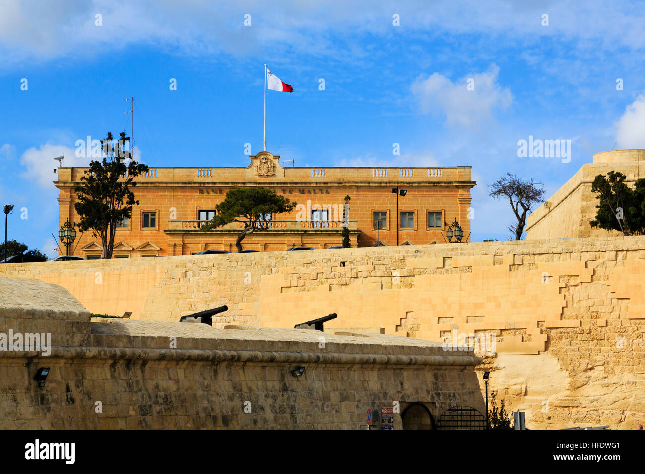 Bank of Malta building, Floriana, Valletta, Malta Stock Photo