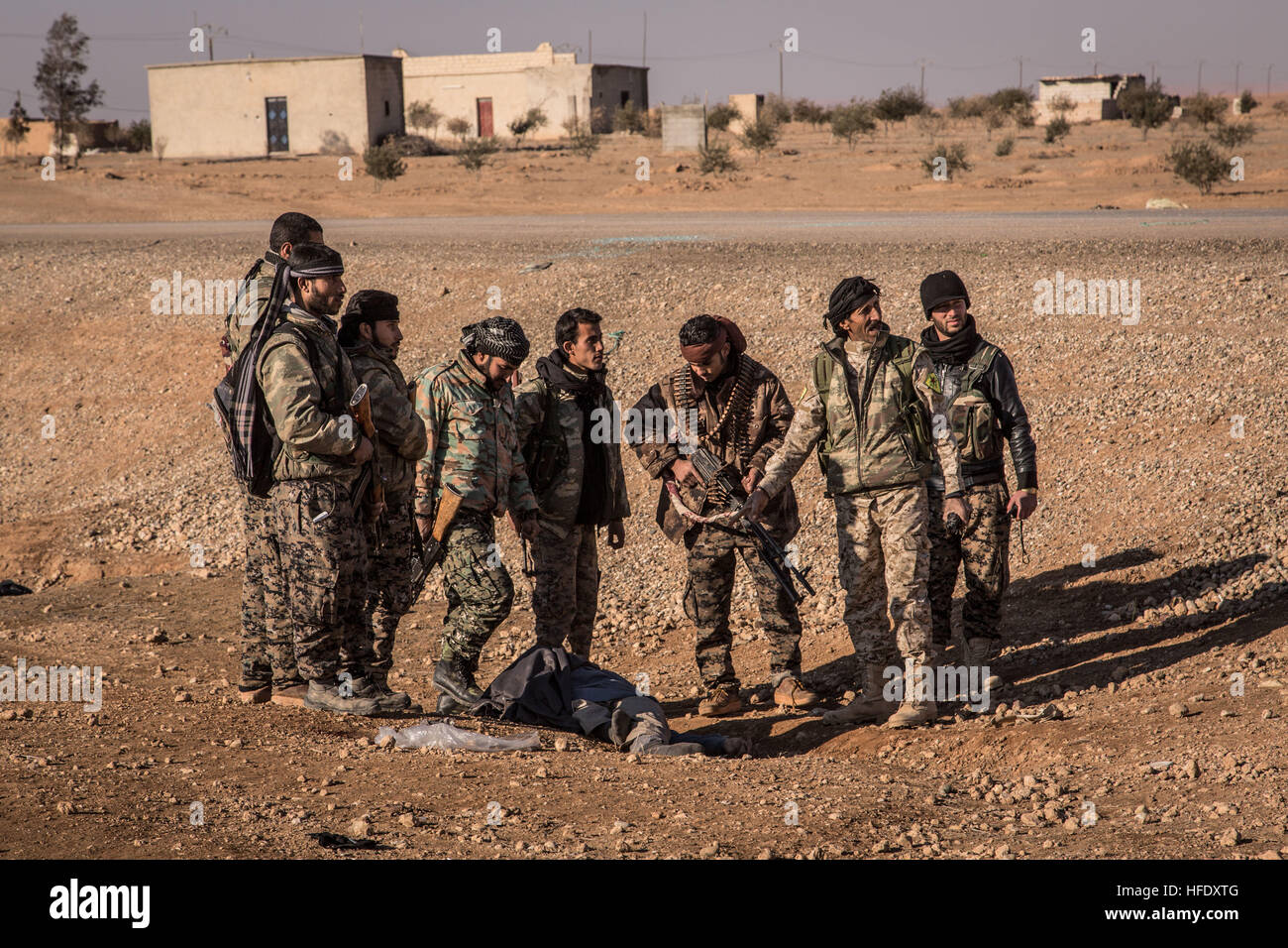 Going to Raqqa - 19/12/2016 - Syria - SYRIA / ROJAVA / SHE BHER village ...